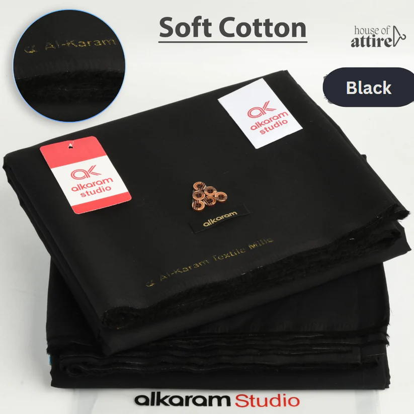 Premium Soft Cotton D-06 Black